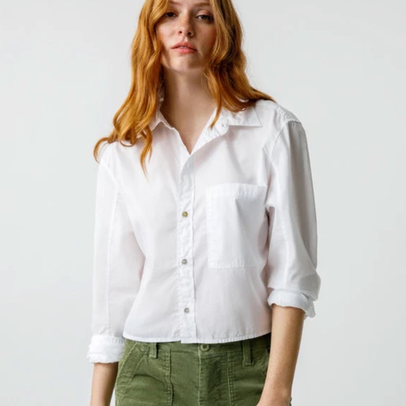 AMO Ruth Crop Shirt - Picture 1 of 4